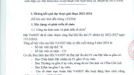 Báo cáo hoạt động Hội VANDT giai đoạn 2021-2024
